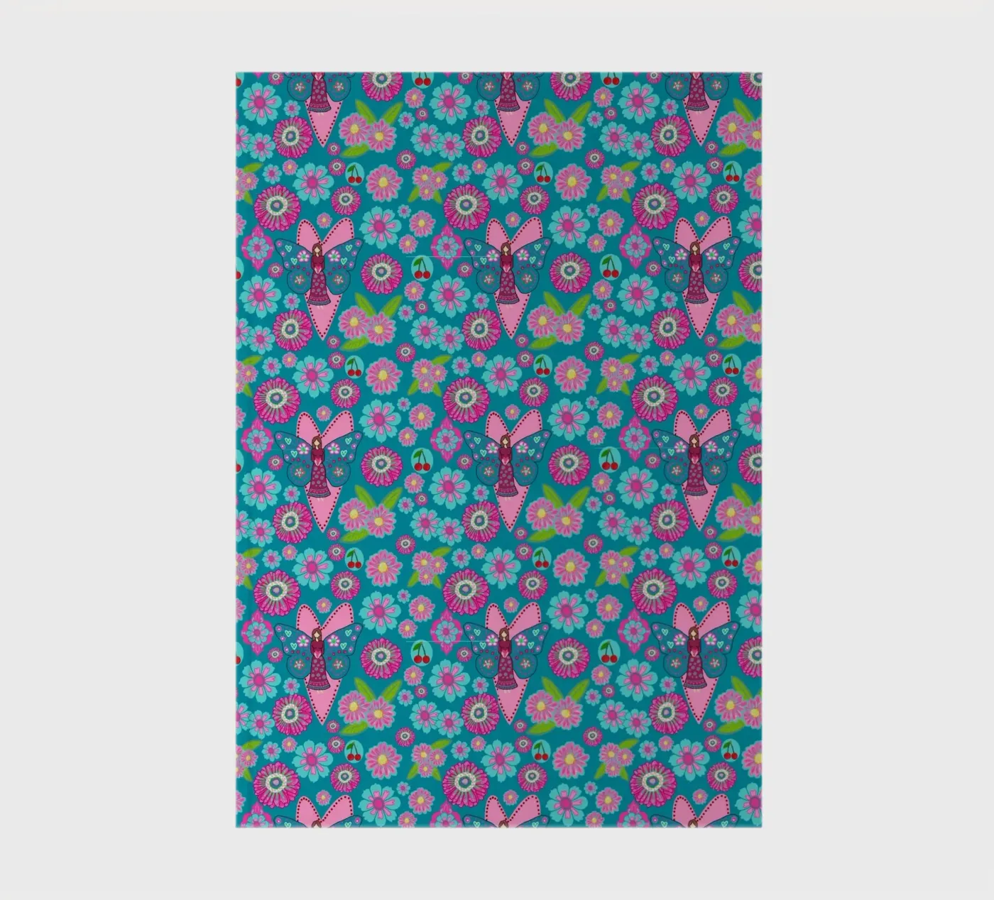 Blooming Imagination Pattern notebook by Miris bunte Modewelt