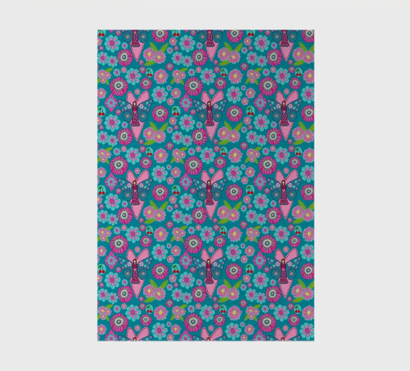 Blooming Imagination Pattern notebook by Miris bunte Modewelt