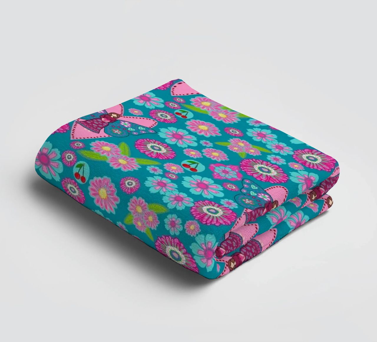 Blooming Imagination Pattern asciugamano da bagno da Miris bunte Modewelt