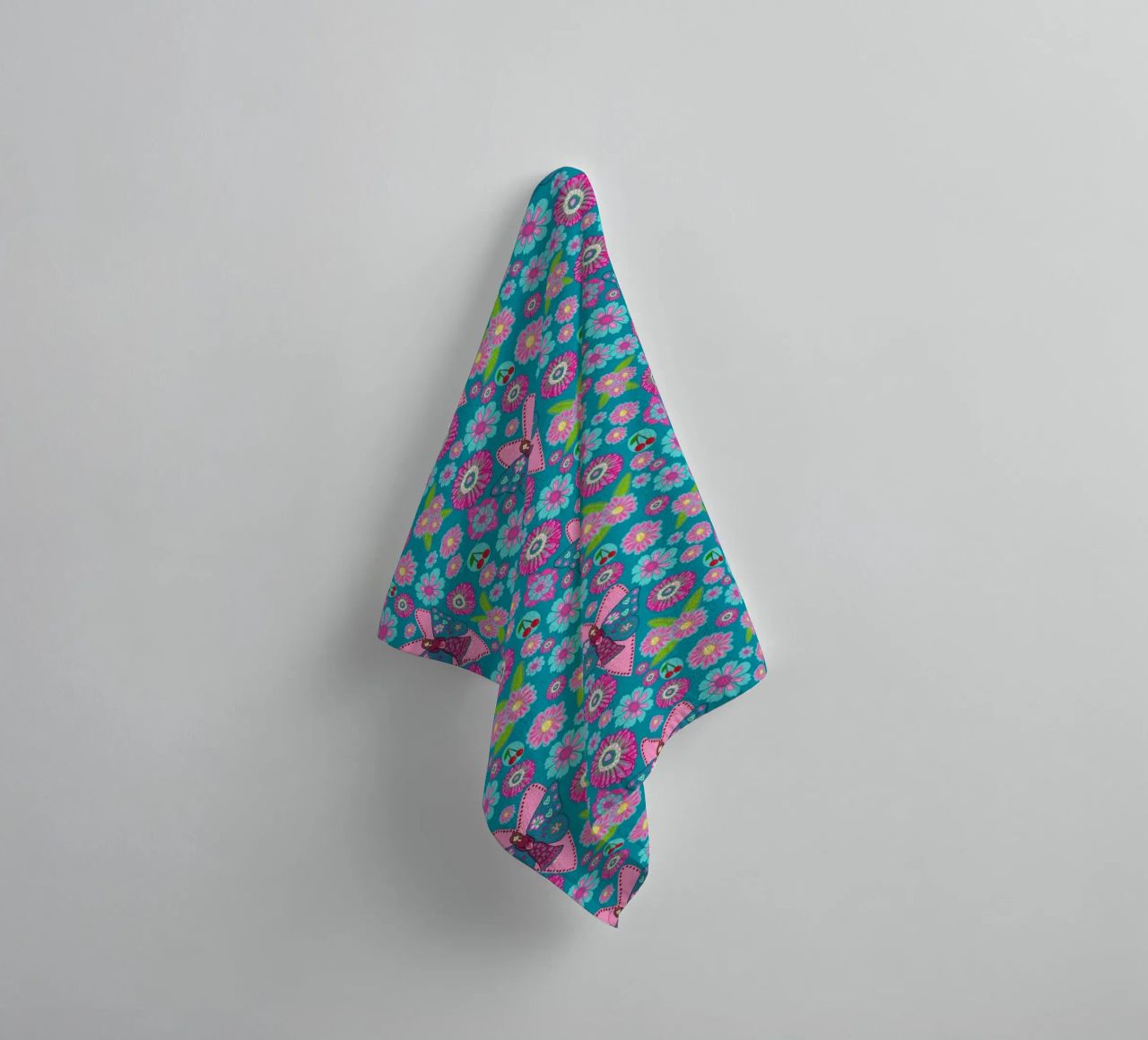 Blooming Imagination Pattern asciugamano da bagno da Miris bunte Modewelt