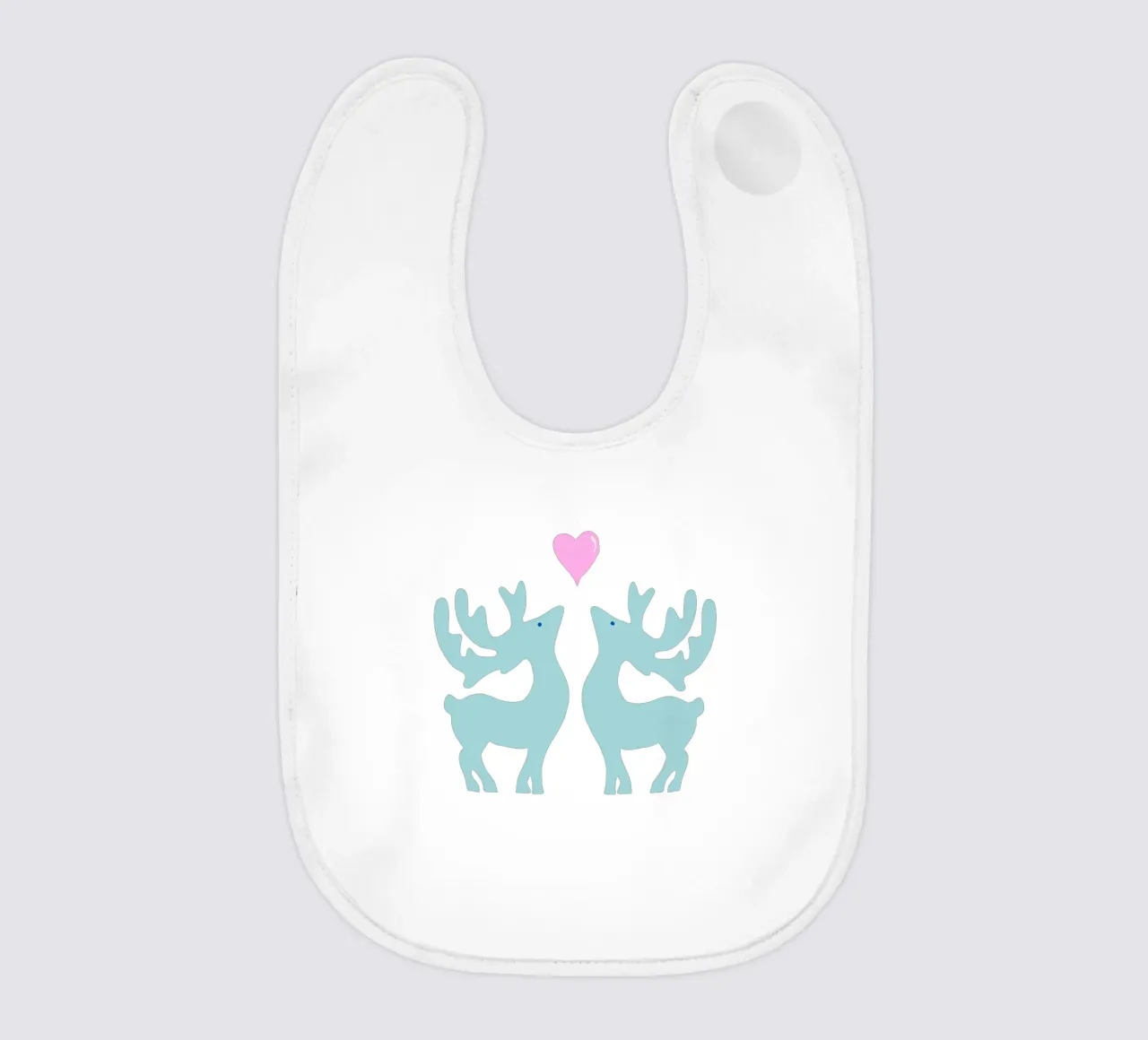 HirschRomanze baby bib by Miris bunte Modewelt