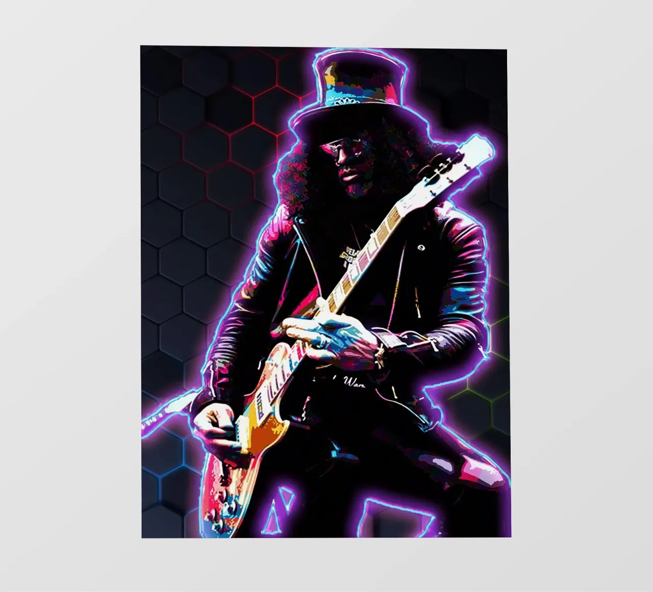 Neon Art Slash telo in pvc da neonartroom
