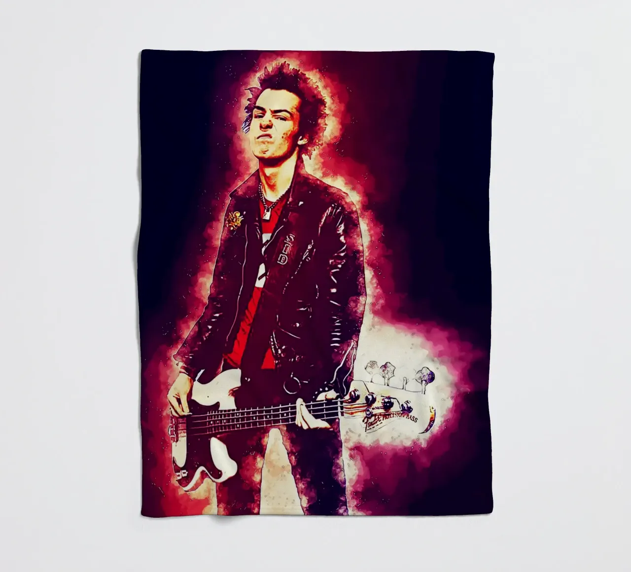 Epopea di Sid Vicious coperta in pile da neonartroom
