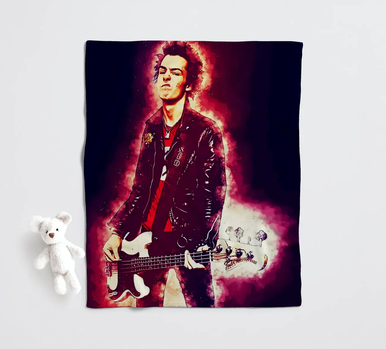 Epopea di Sid Vicious coperta in pile da neonartroom
