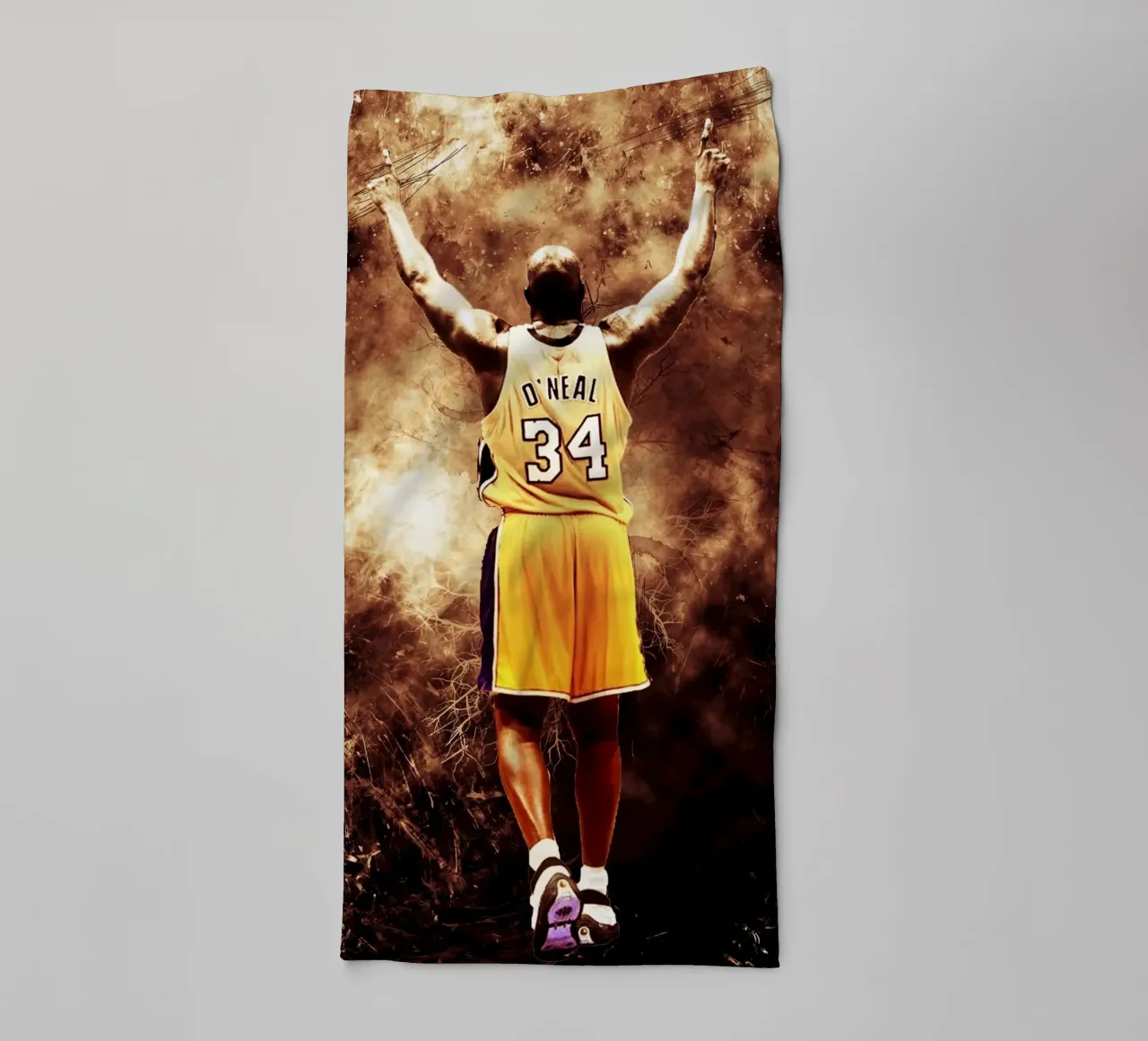 Art of O'neal towel by neonartroom