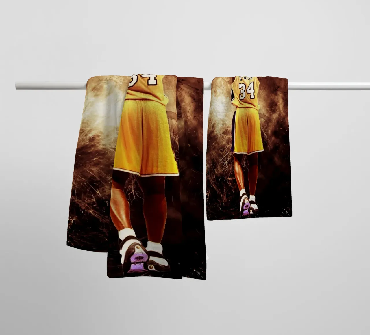 Art of O'neal towel by neonartroom