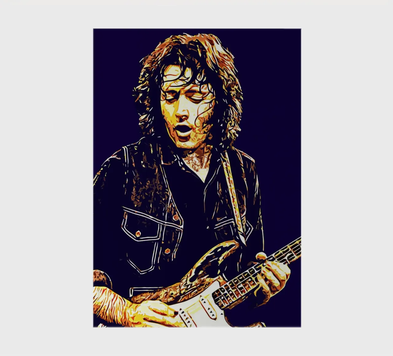 Der Blues Gallagher Notizbuch von neonartroom
