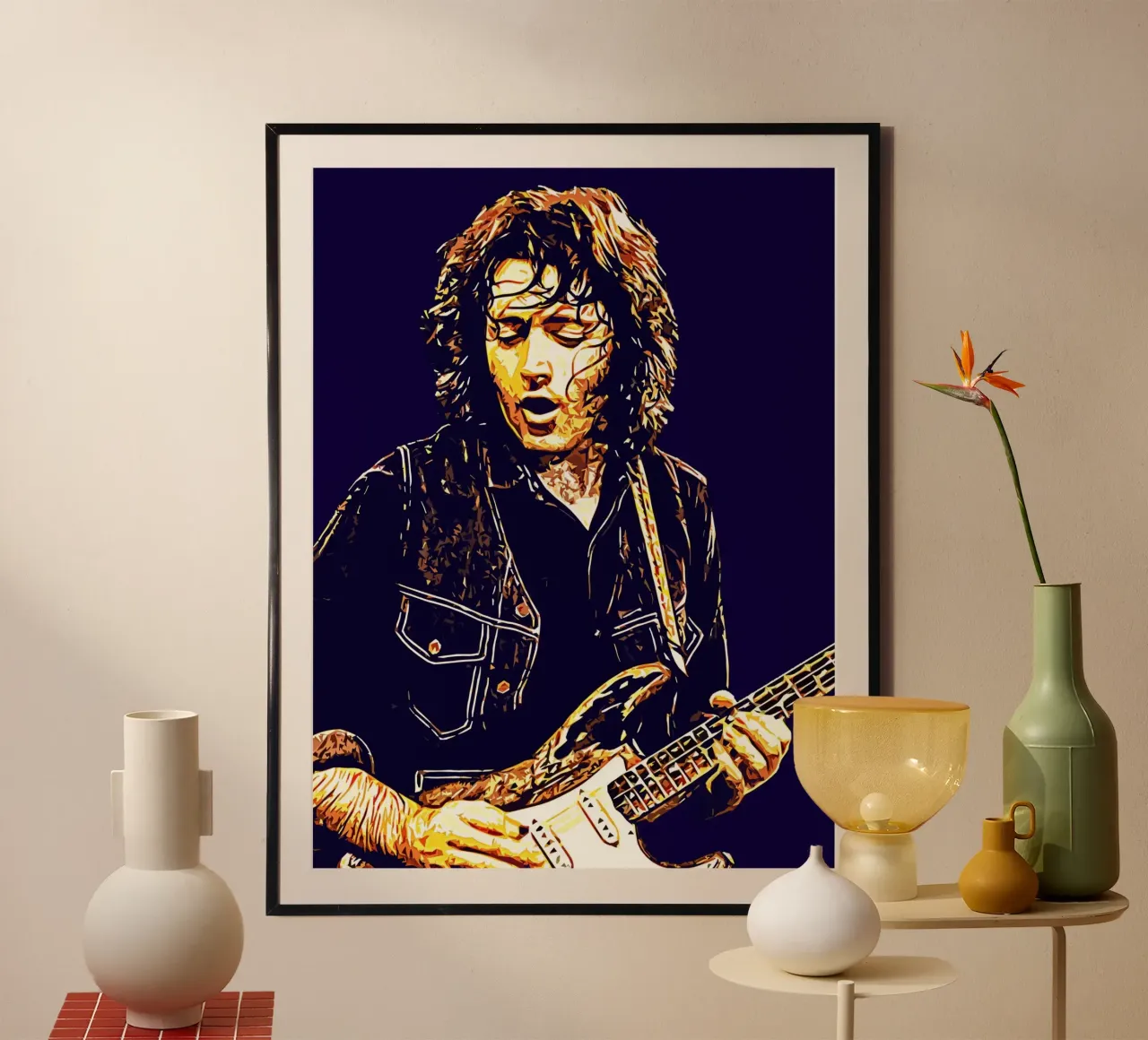 Il Blues Gallagher carta hahnemühle da neonartroom