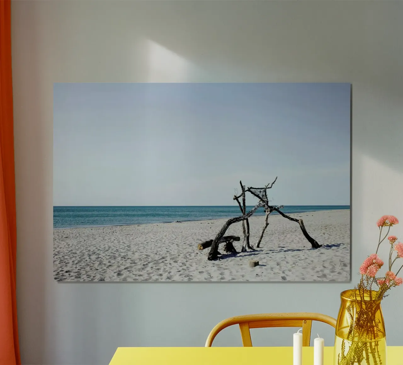 Naturstrand poster con telaio in plastica da Picture On The Fridge