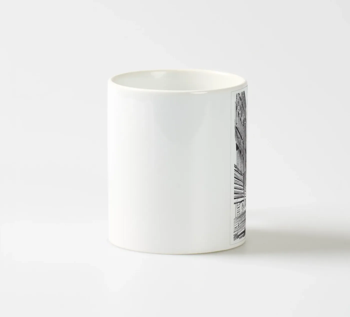 Three Chimneys ceramic mug by Asobōze