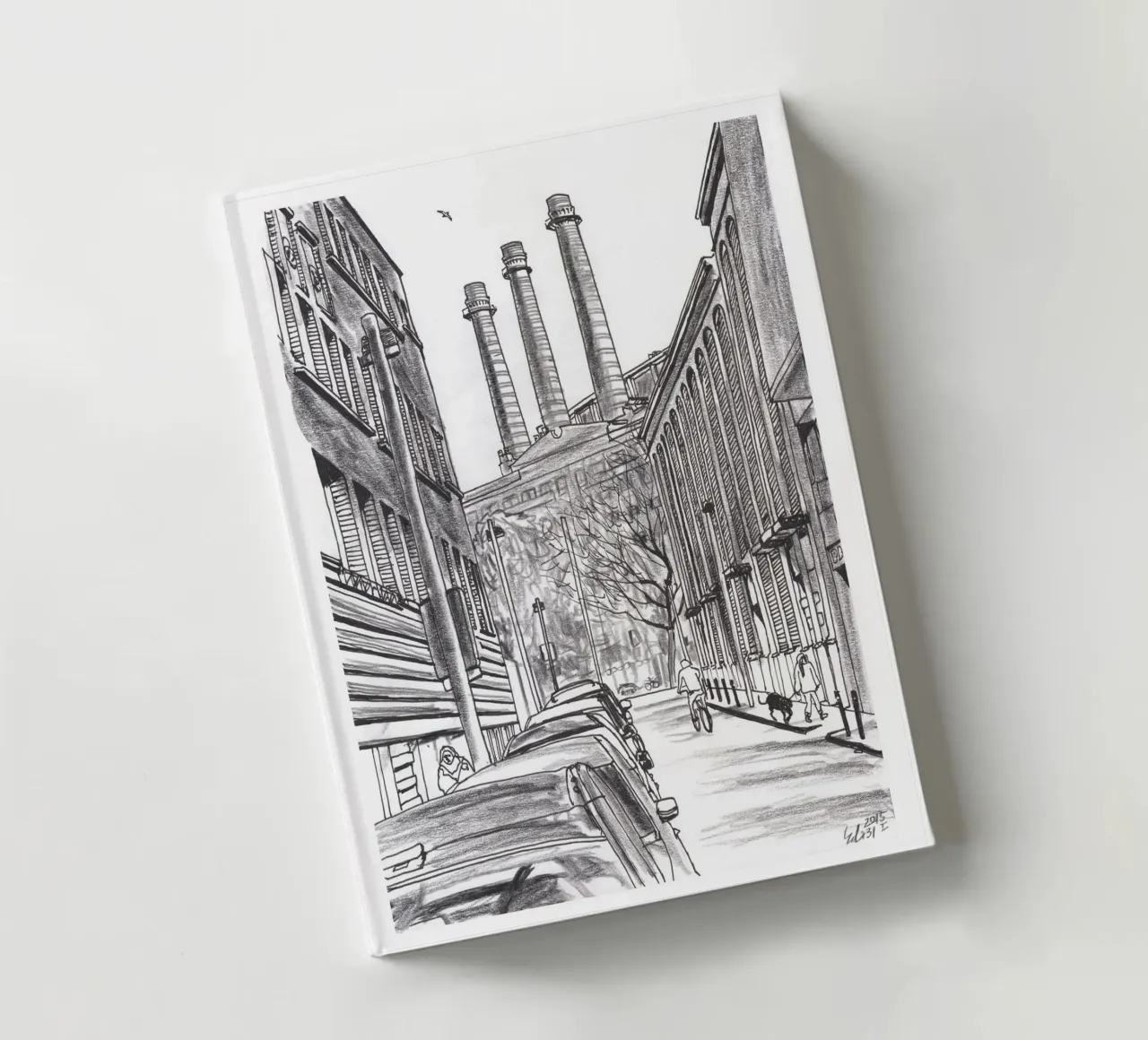 Three Chimneys notebook by Asobōze