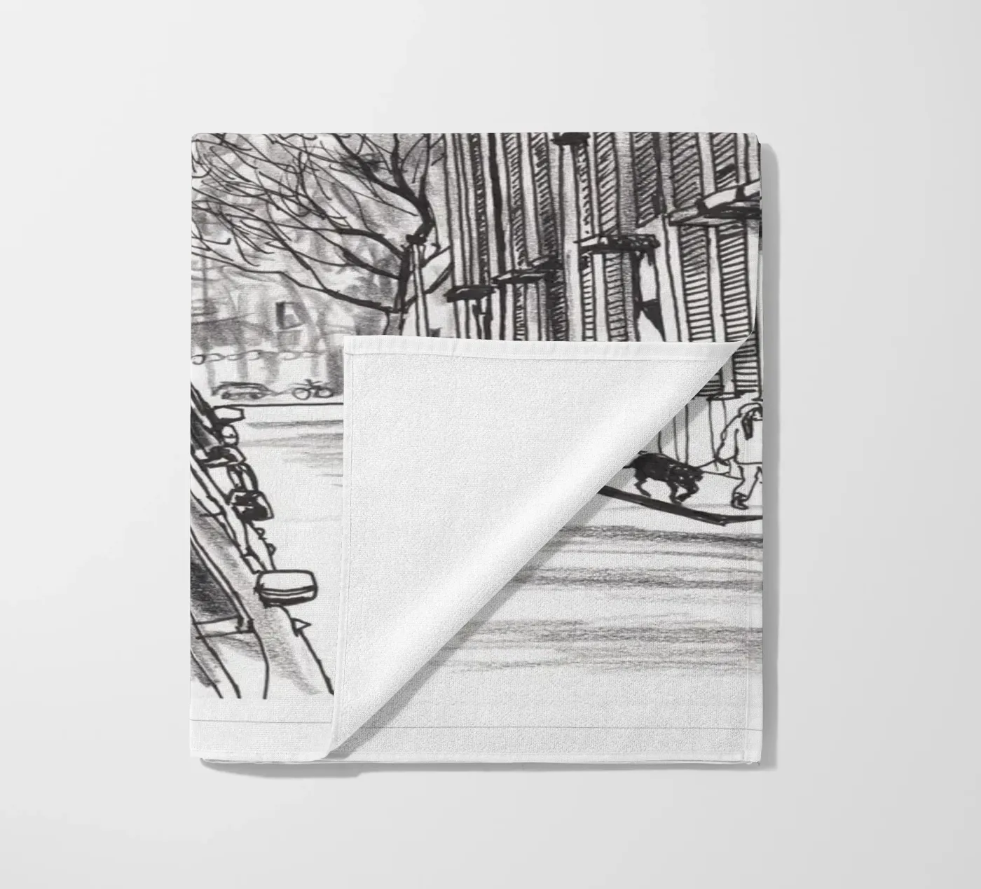 Three Chimneys Strandtuch von Asobōze