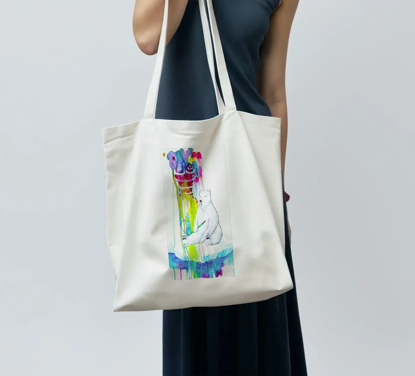 Mint tote bag by Marc Allante