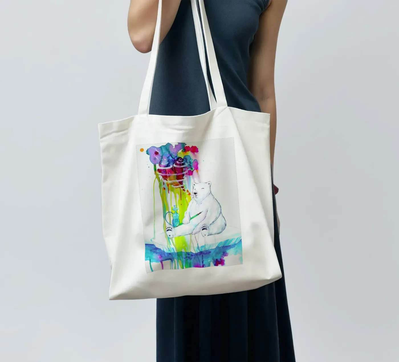 Mint tote bag by Marc Allante