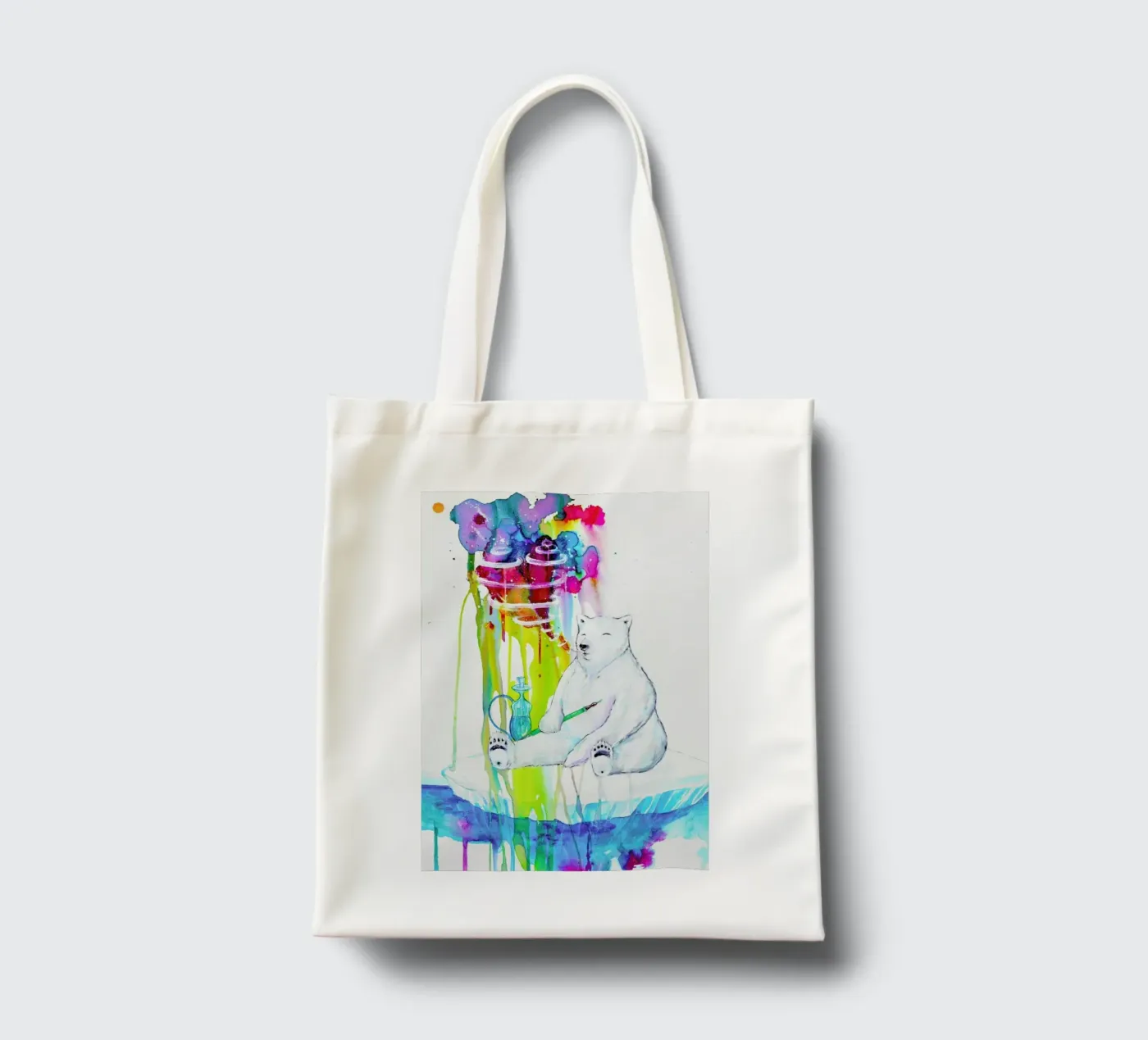 Mint tote bag by Marc Allante