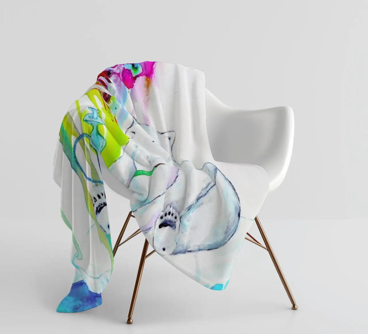 Mint fleecedeken van Marc Allante