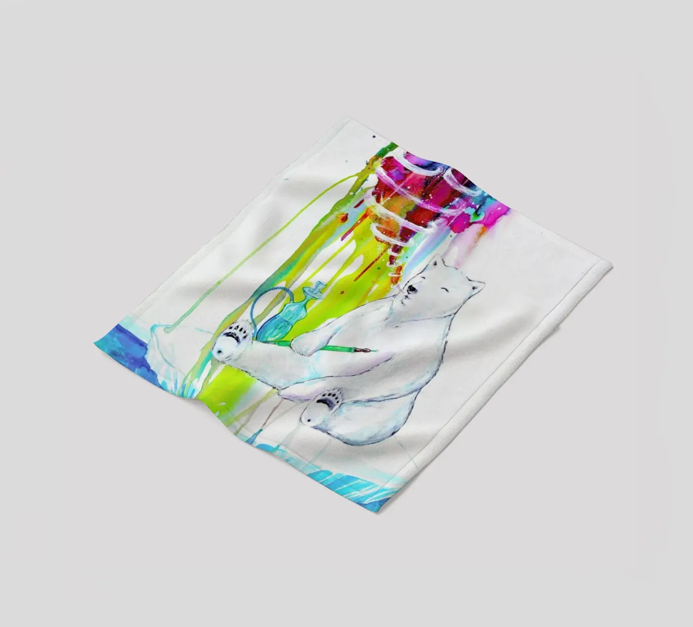 Mint Fleecedecke von Marc Allante