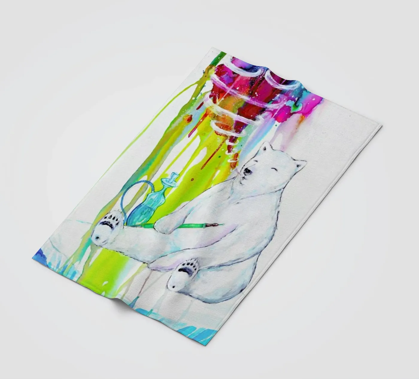 Mint Fleecedecke von Marc Allante