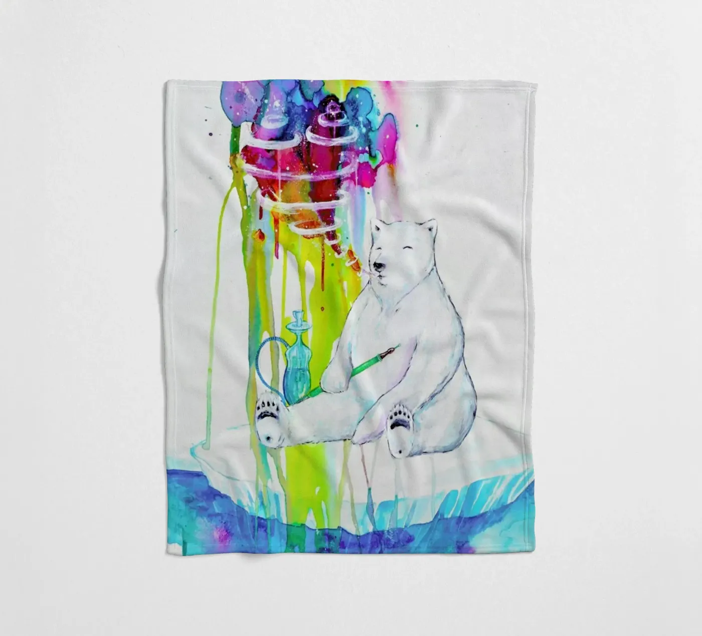 Mint Fleecedecke von Marc Allante