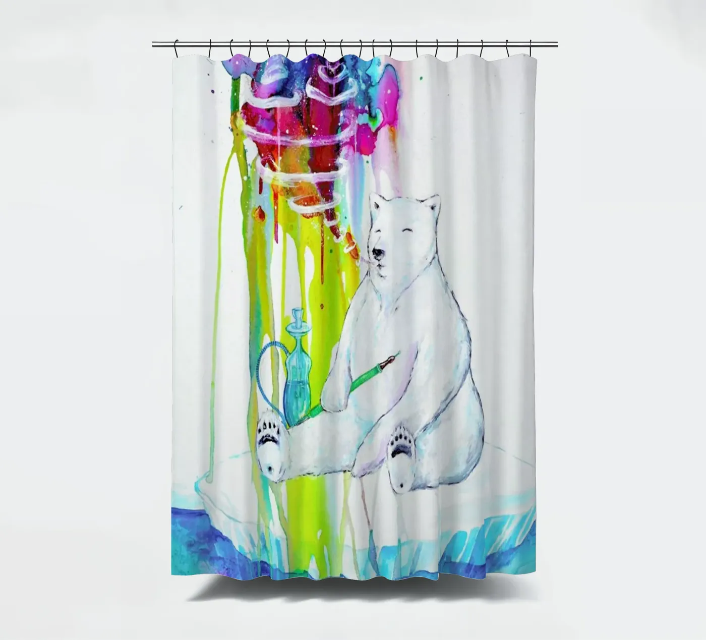 Mint douchegordijn van Marc Allante