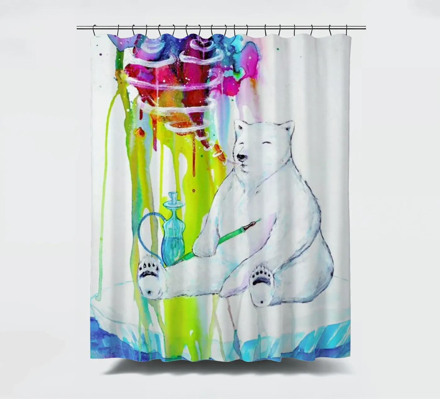 Mint douchegordijn van Marc Allante