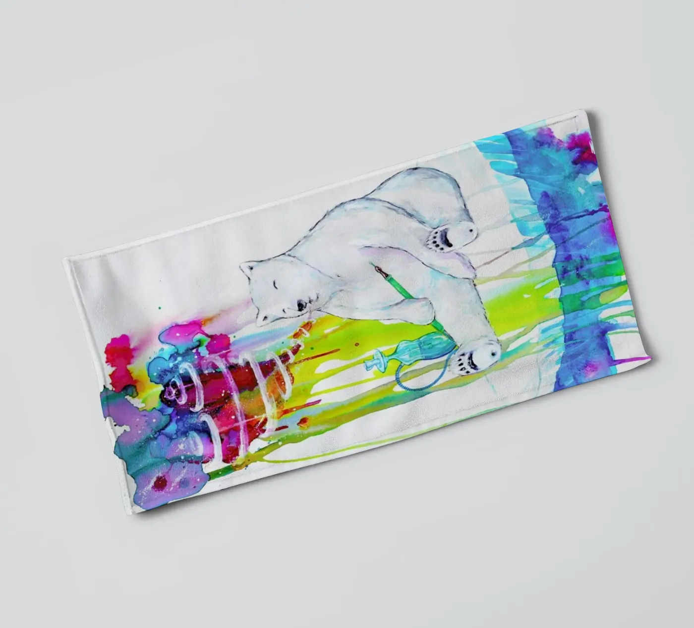 Mint badhanddoek van Marc Allante