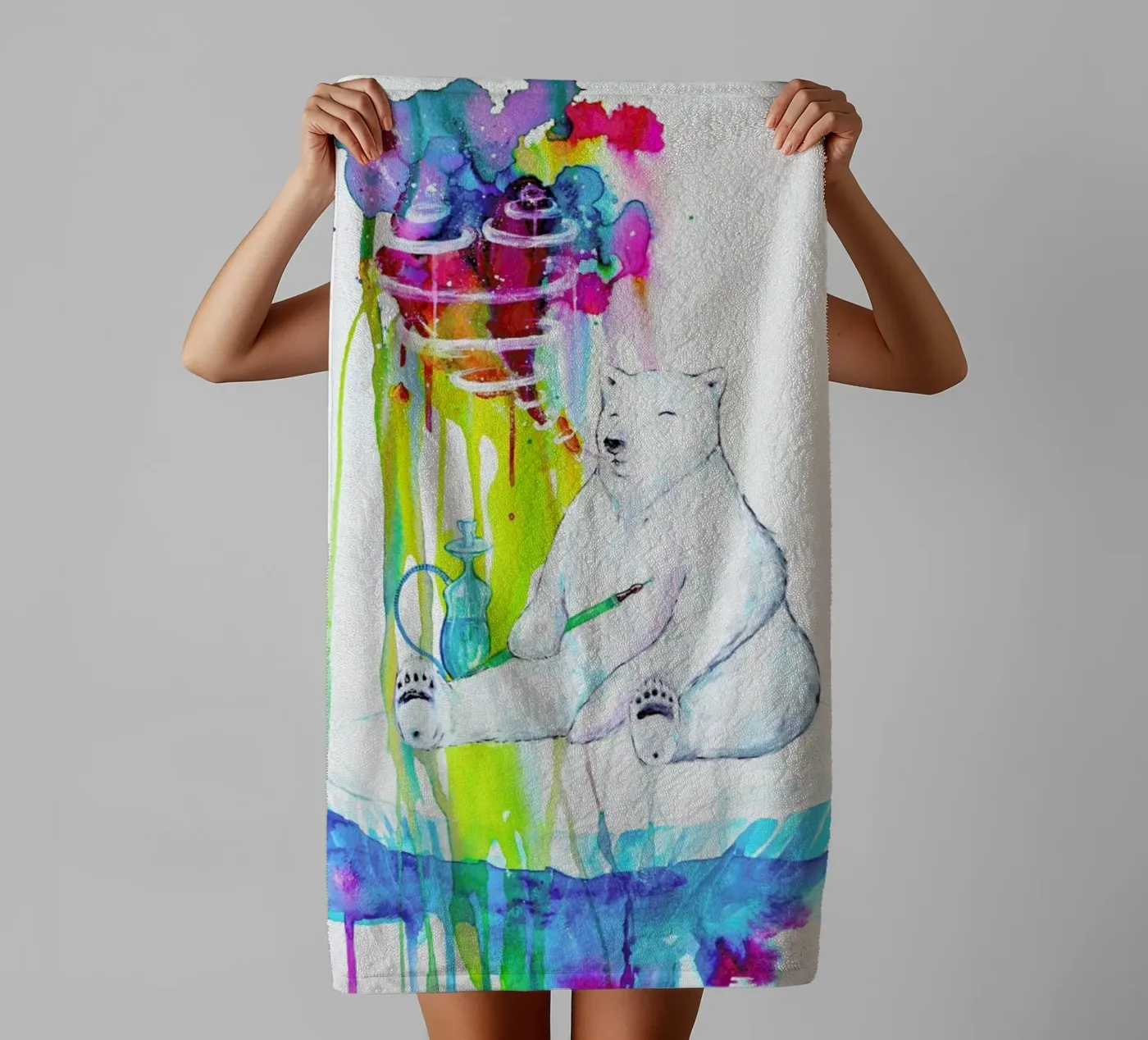 Mint badhanddoek van Marc Allante