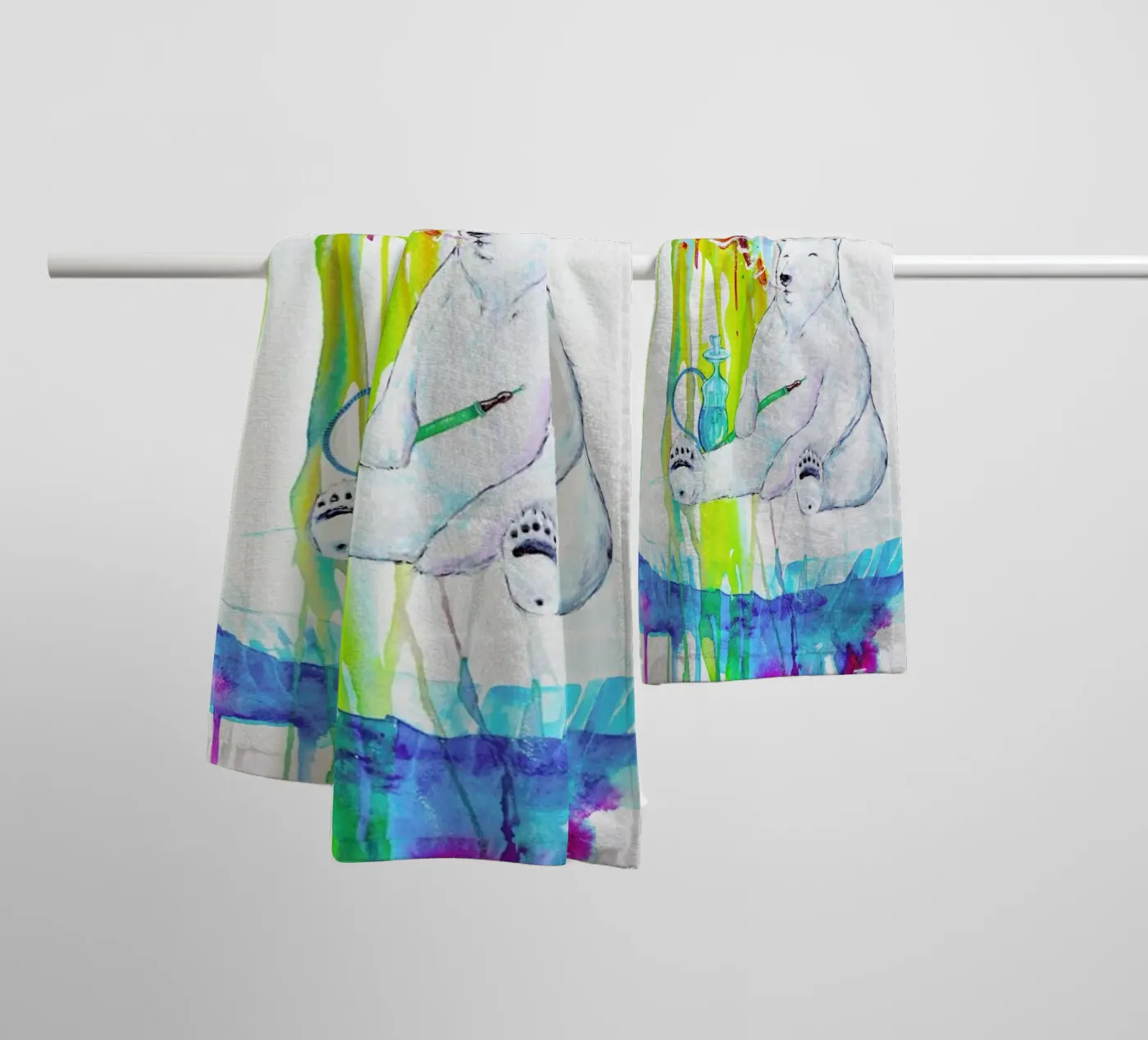 Mint badhanddoek van Marc Allante
