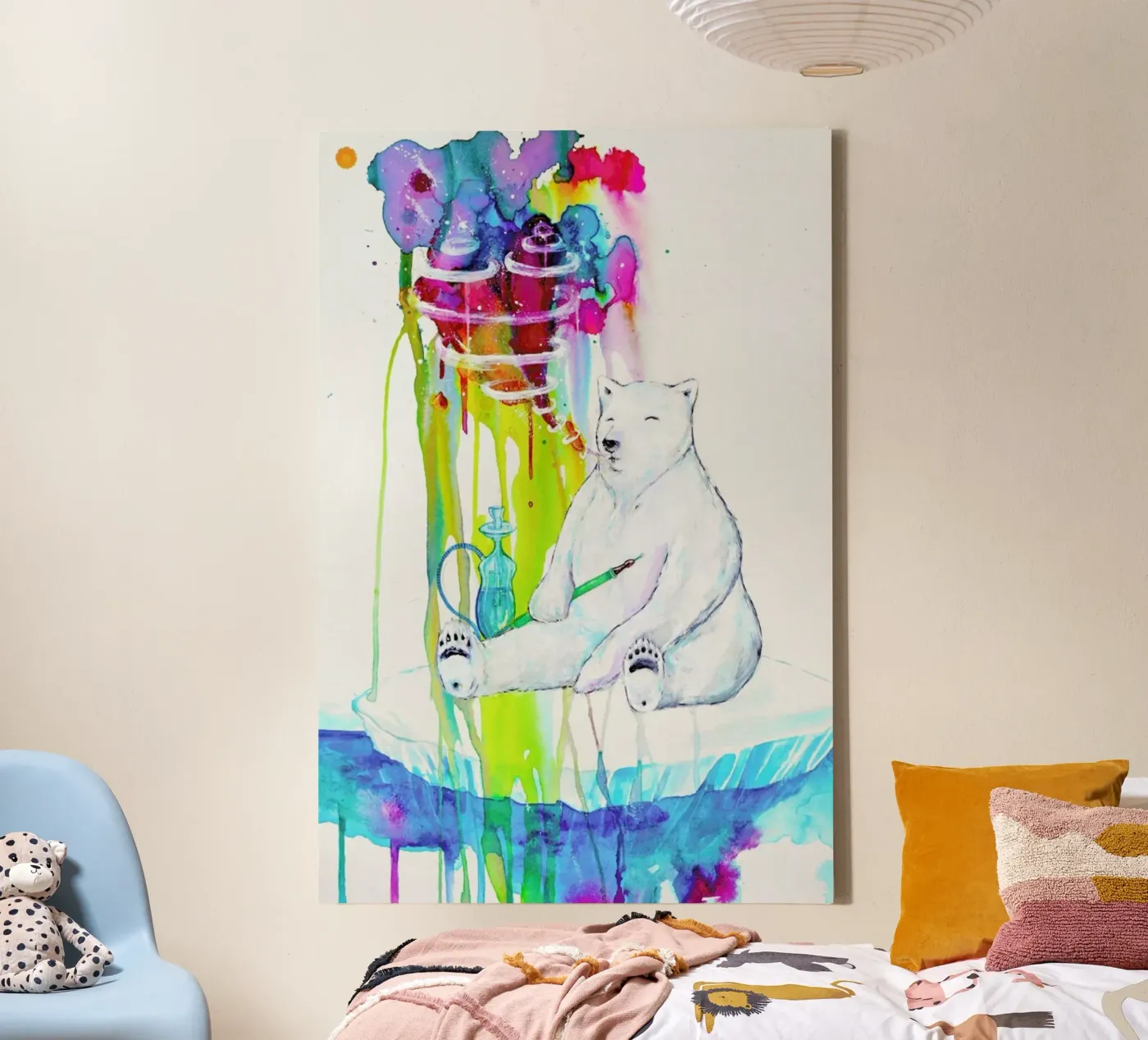 Mint canvas by Marc Allante