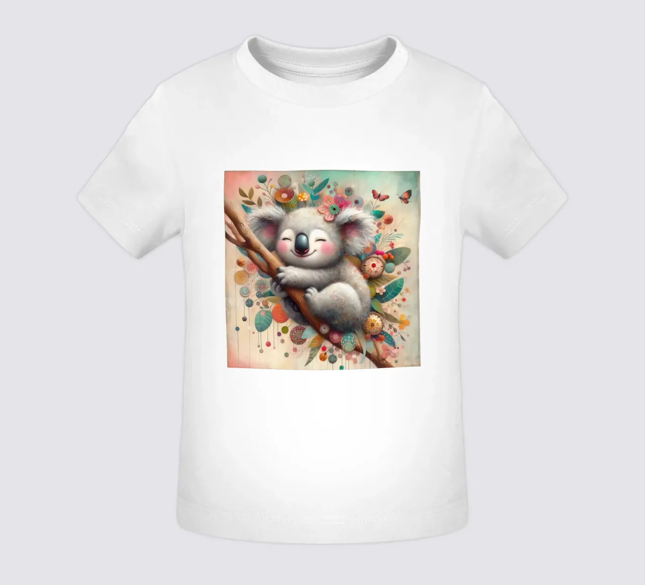 Koala felice in acquerello maglietta neonato da 🎁 ARTVI-SHOP