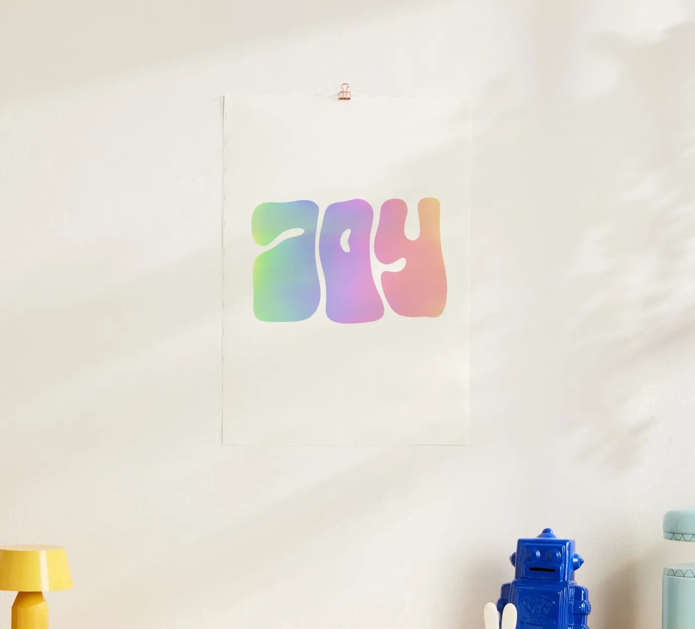 soft rainbow joy poster da DopamineDesign