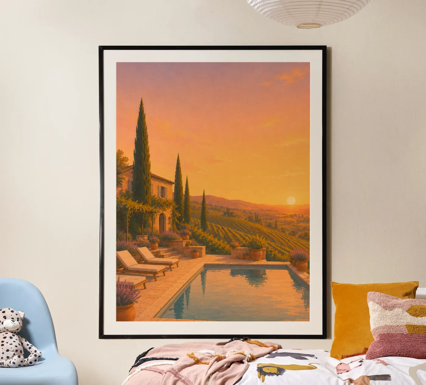 Fuga in vigna poster da Atelier L.