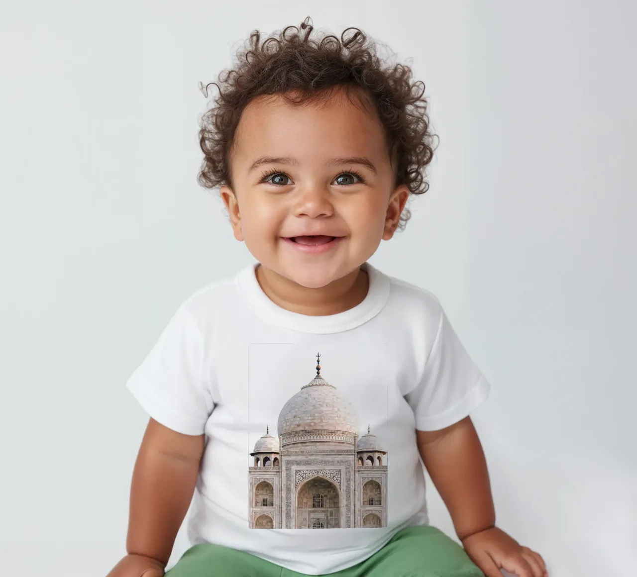 Taj Mahal - masterpiece of architecture baby t-shirt by Whole©