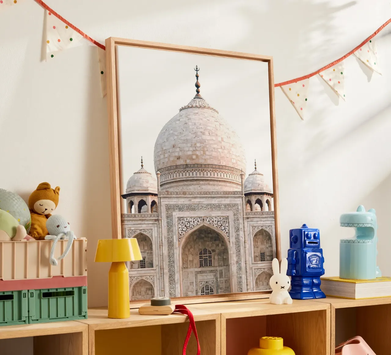Taj Mahal - masterpiece of architecture canvas by Whole©