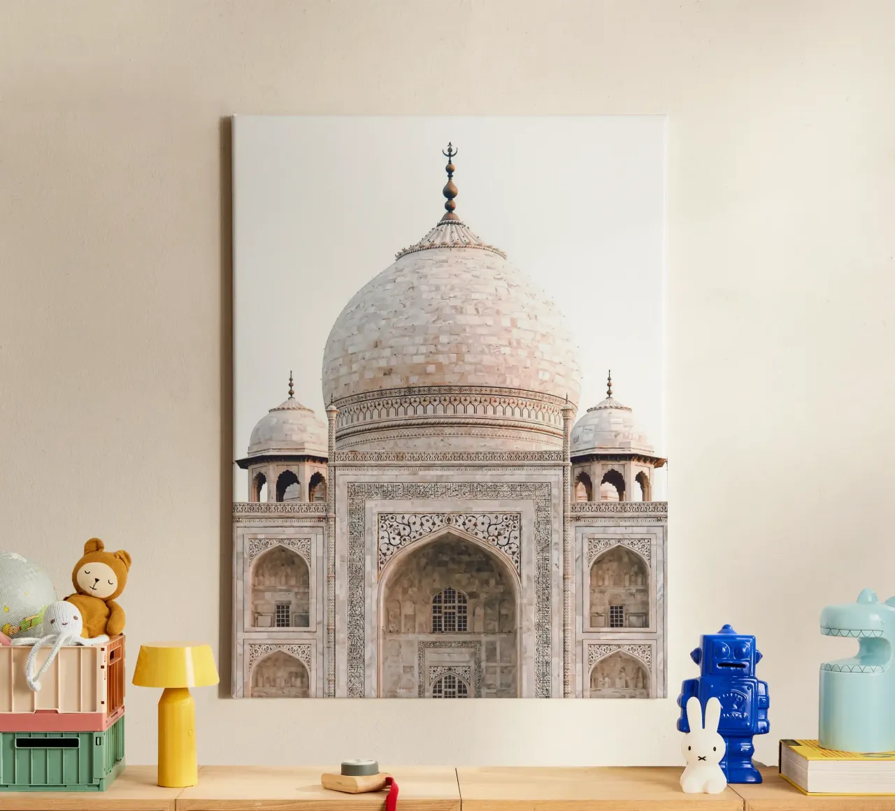 Taj Mahal - masterpiece of architecture canvas by Whole©