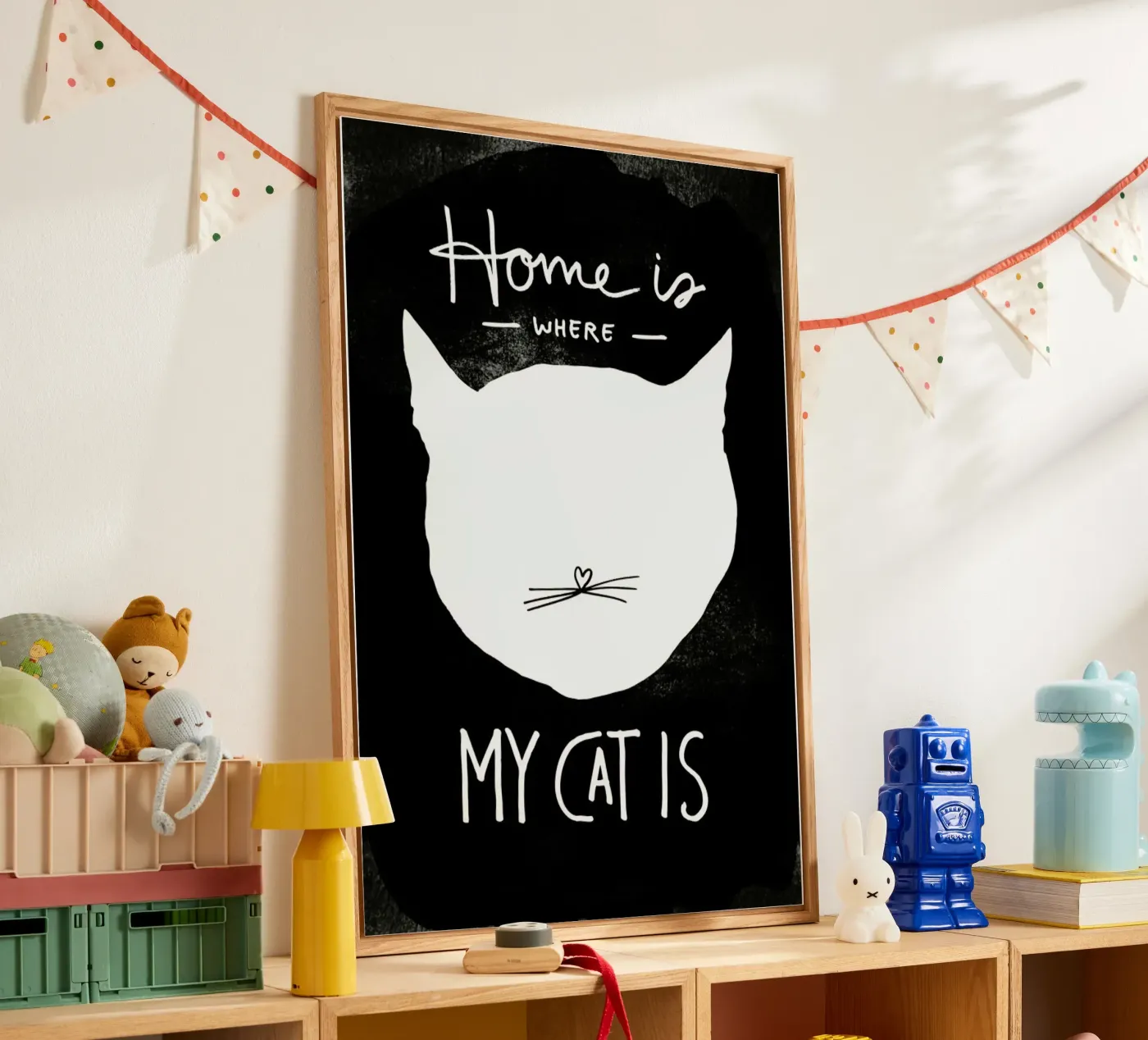 Cat plexiglas de typealive