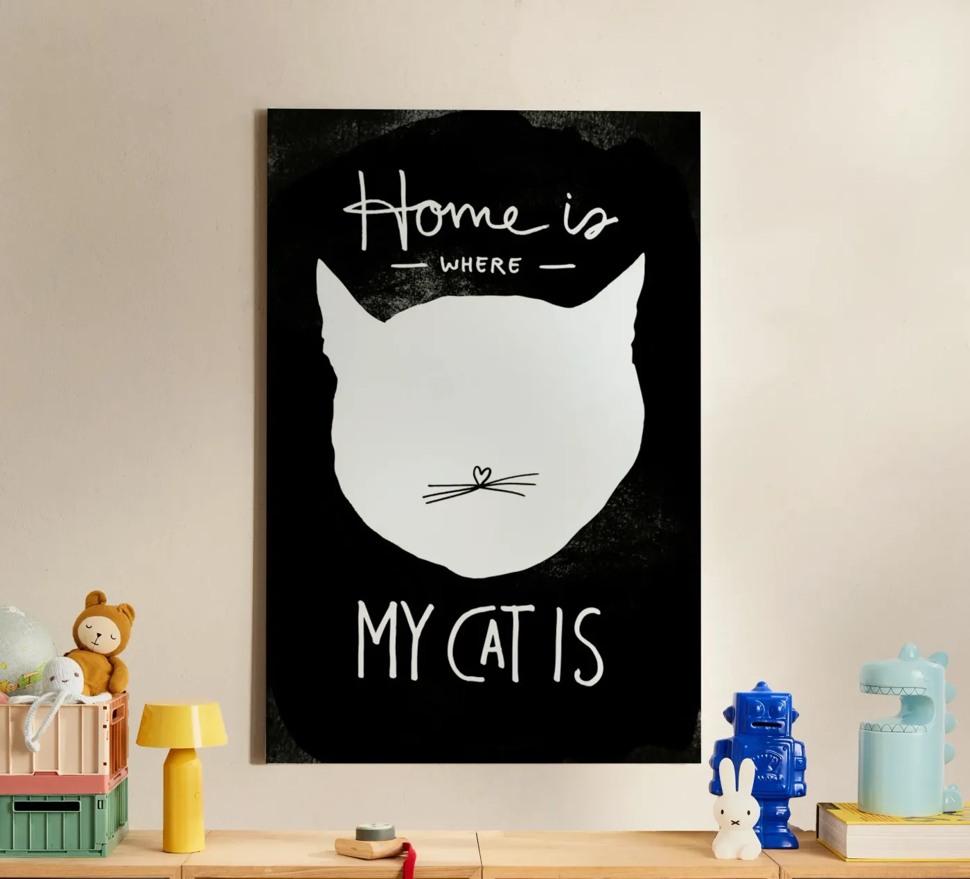 Cat canvas by typealive