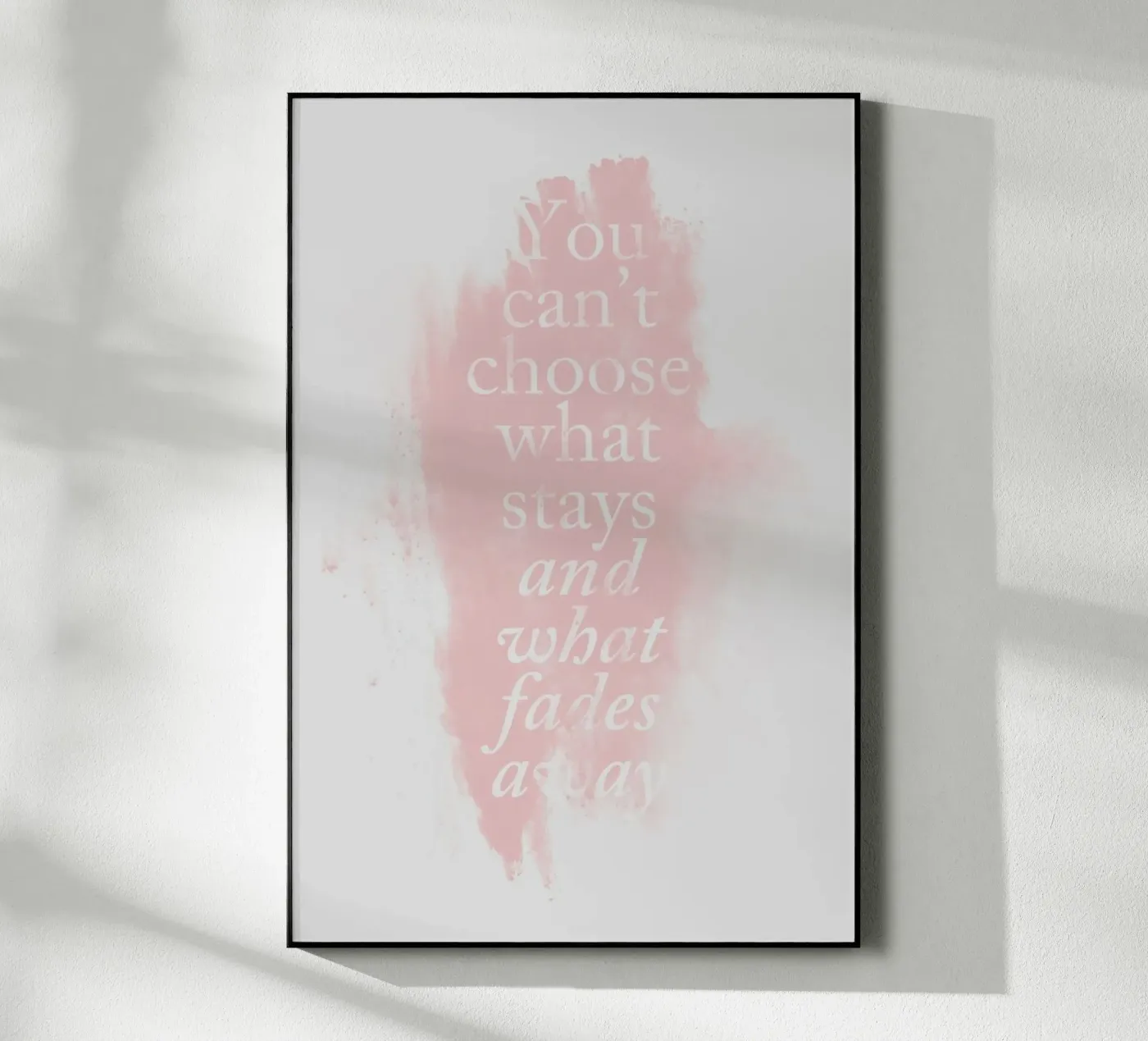 Fade acrylic glass by typealive