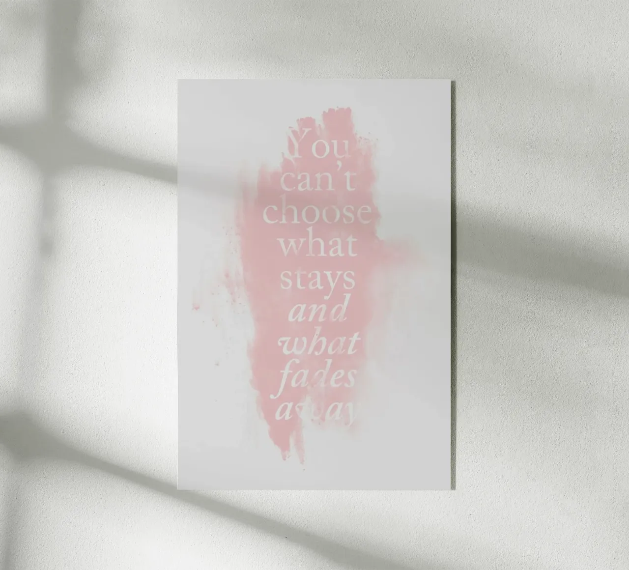 Fade Acryl-Glas von typealive