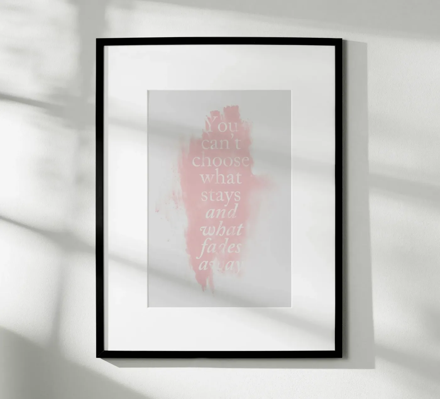 Fade Poster von typealive