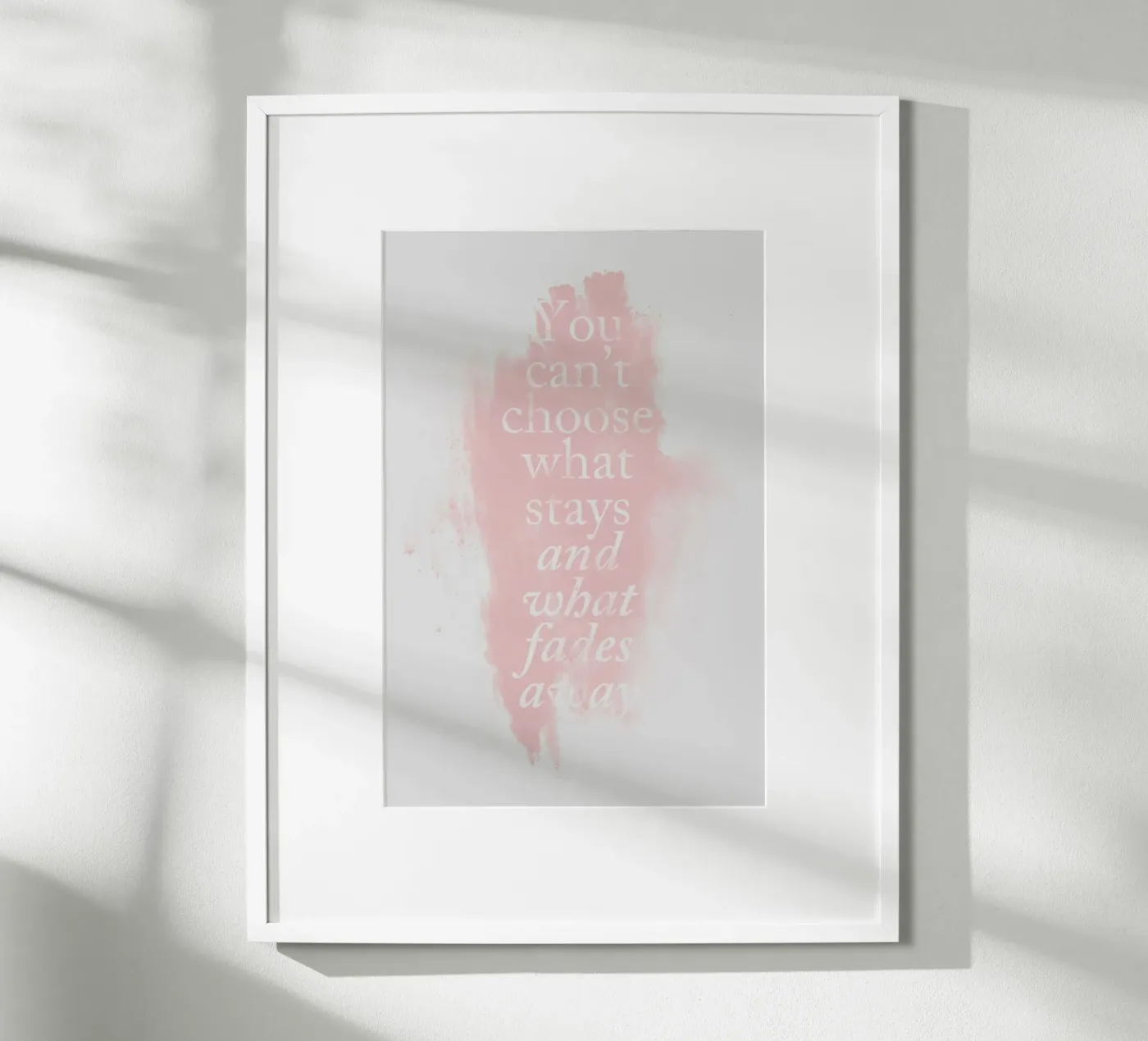 Fade Poster von typealive