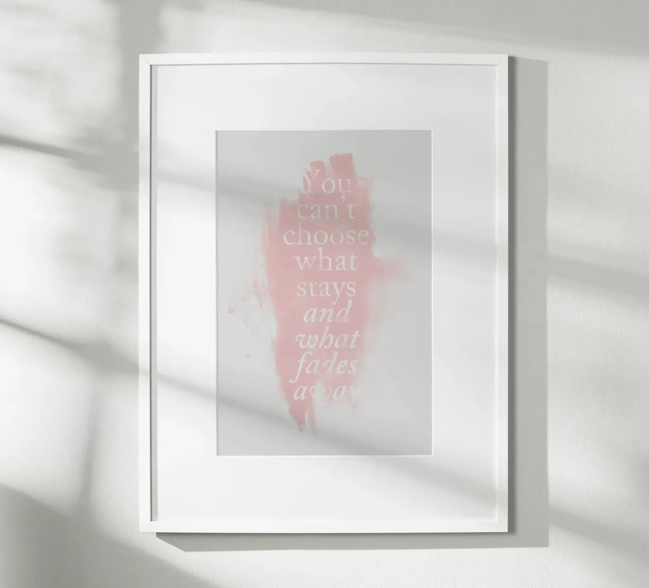 Fade Poster von typealive