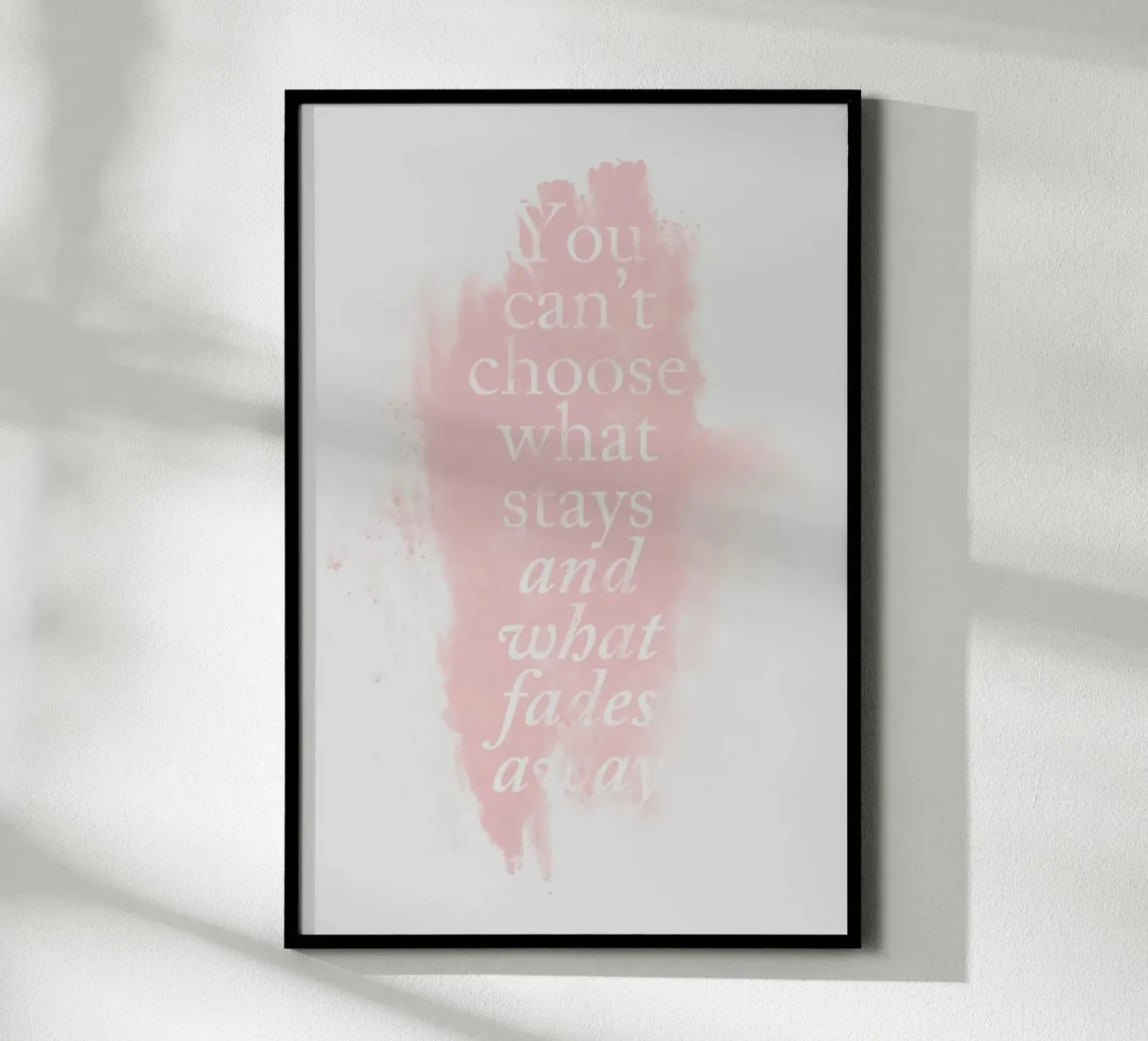 Fade Poster von typealive