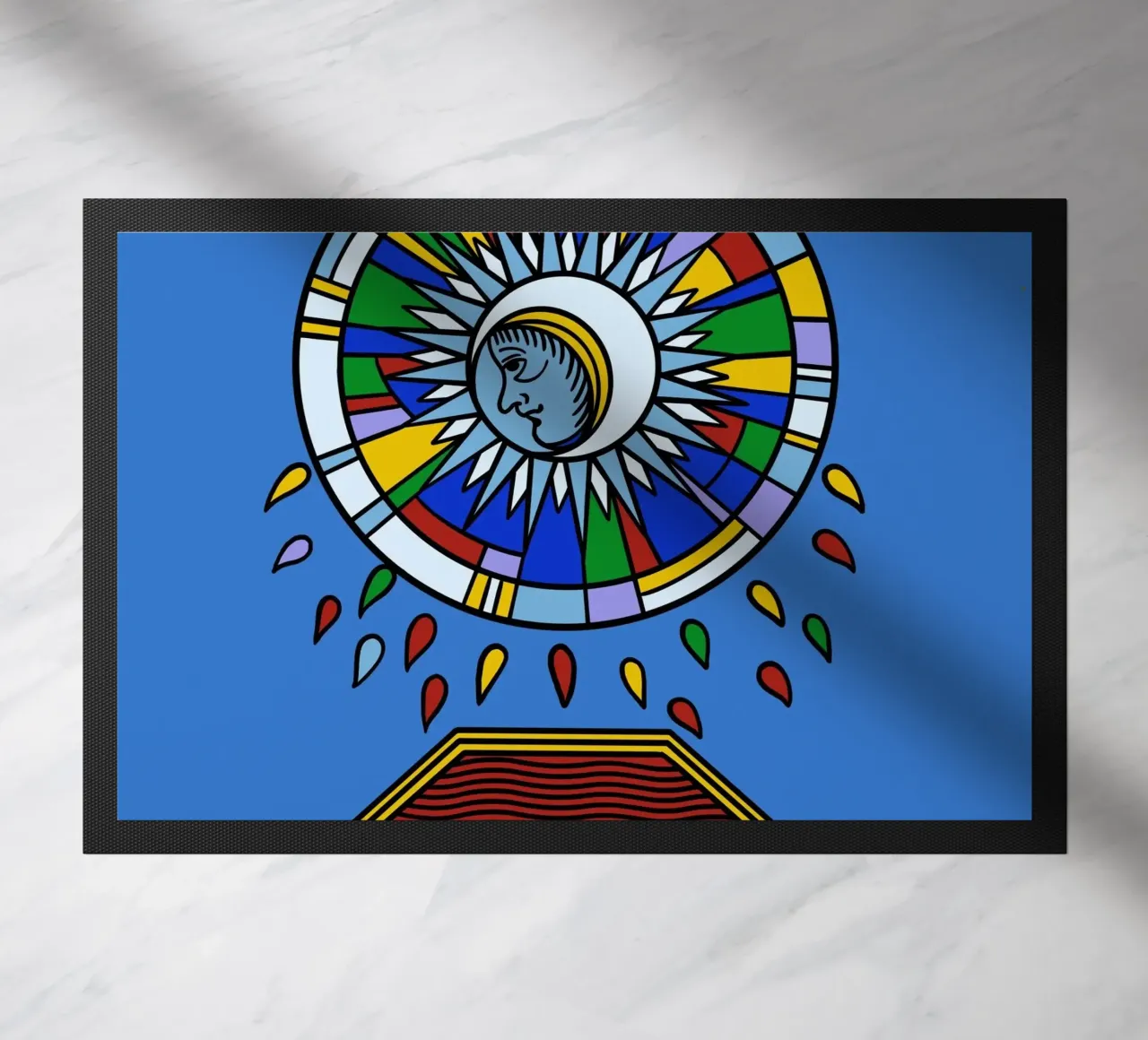 Violent Moon doormat by Charlie's Heart