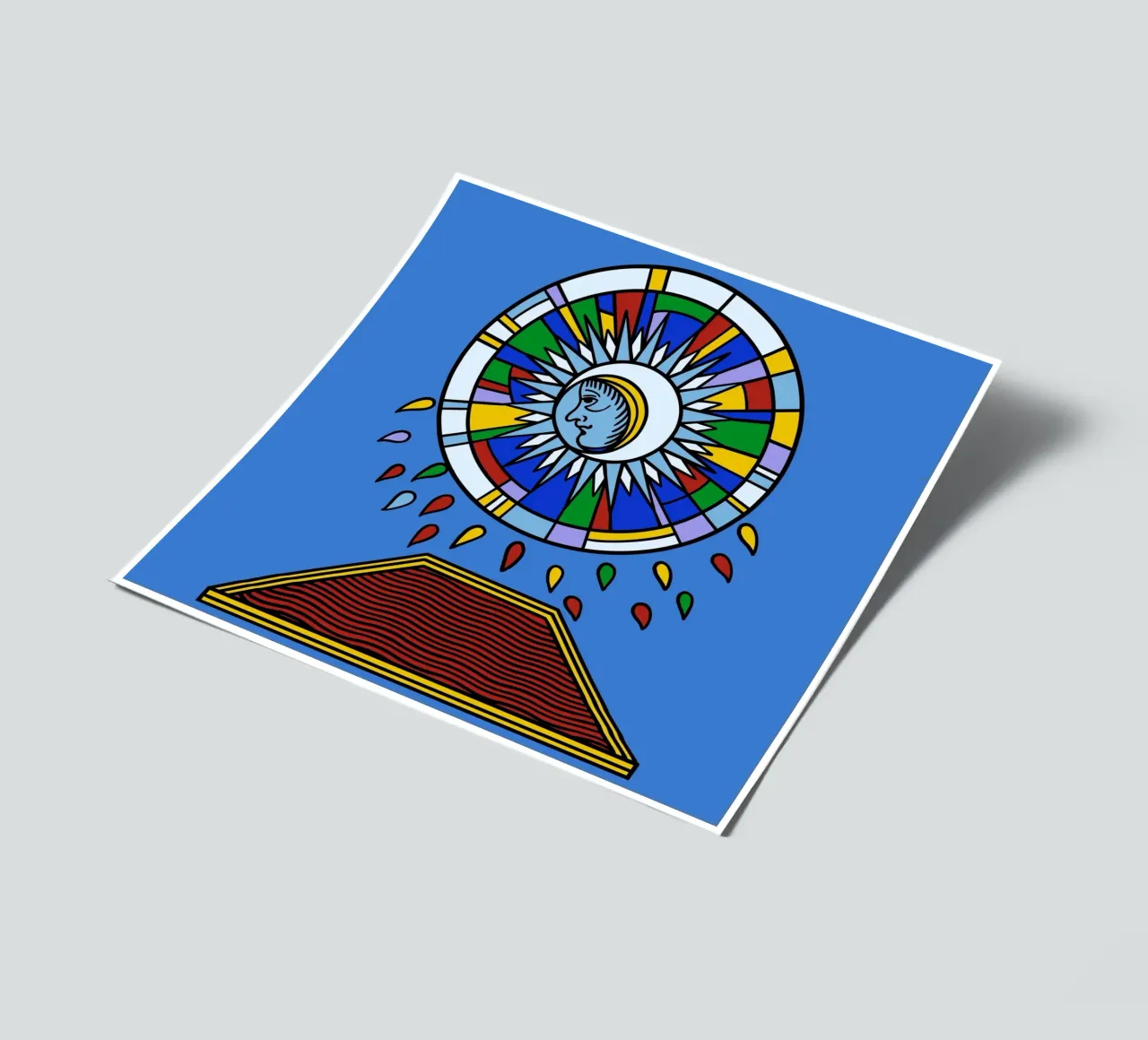 Violent Moon sticker sheet by Charlie's Heart