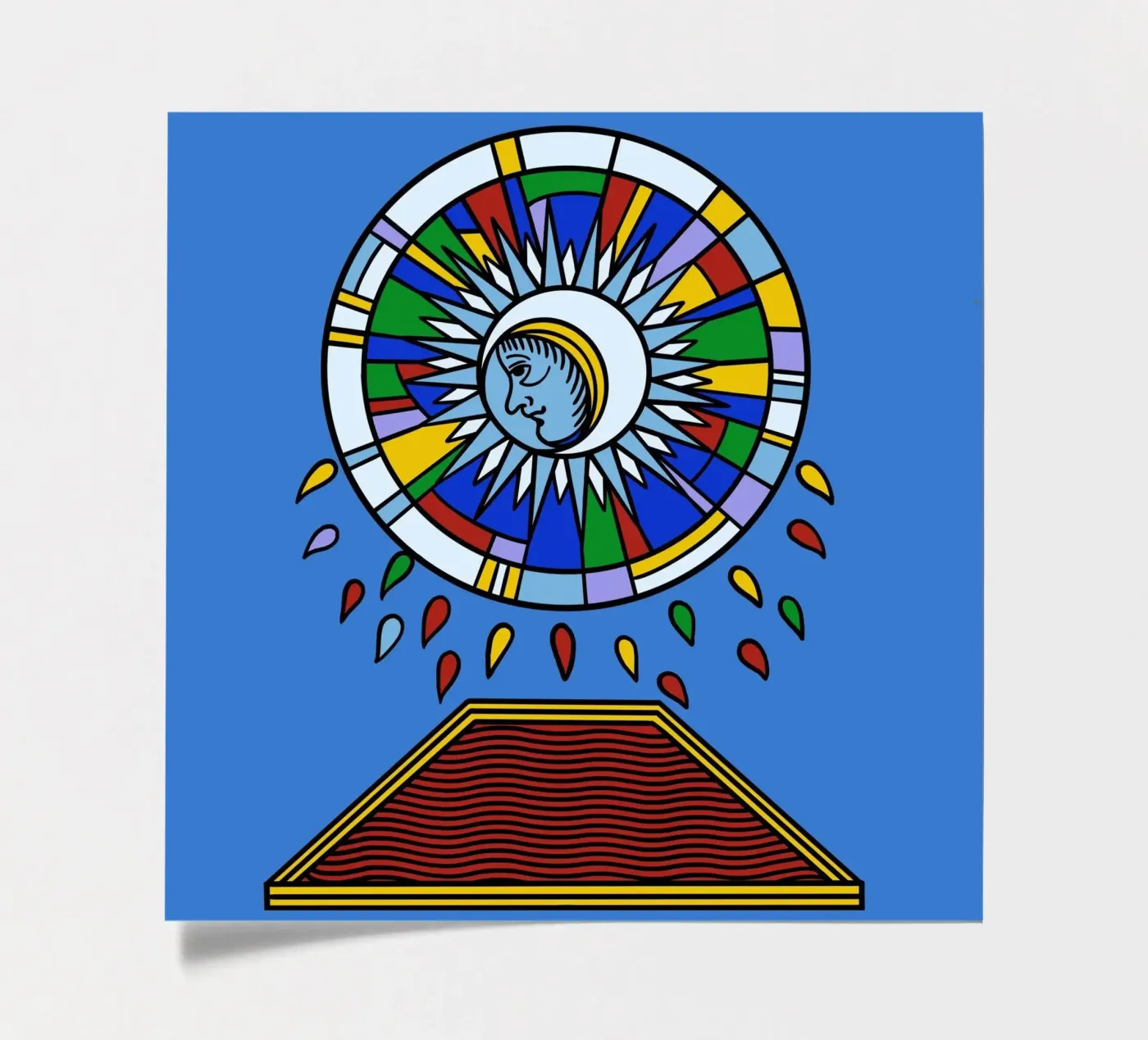 Violent Moon foglio adesivo da Charlie's Heart