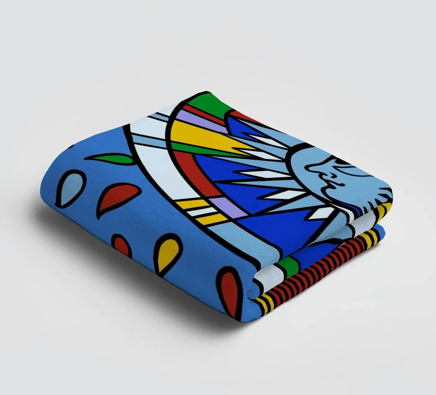 Violent Moon Handtuch von Charlie's Heart