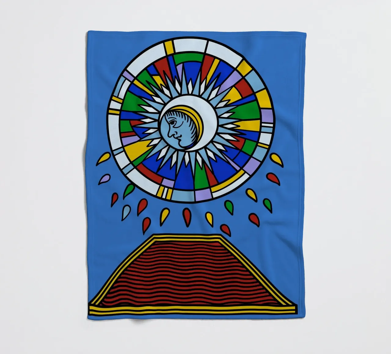 Violent Moon fleecedeken van Charlie's Heart