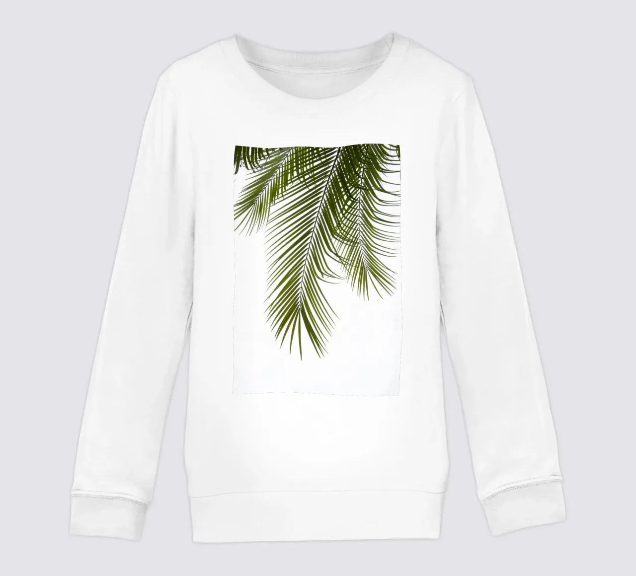 Palm Foliage III kids sweatshirt by amini54