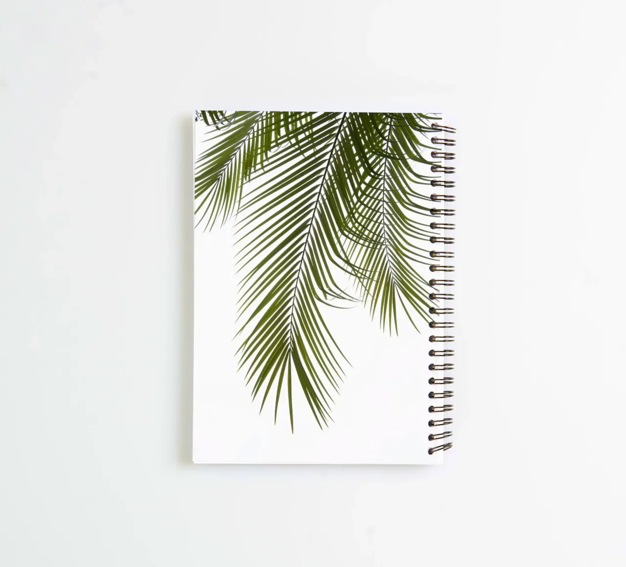 Palm Foliage III spiral notebook by amini54